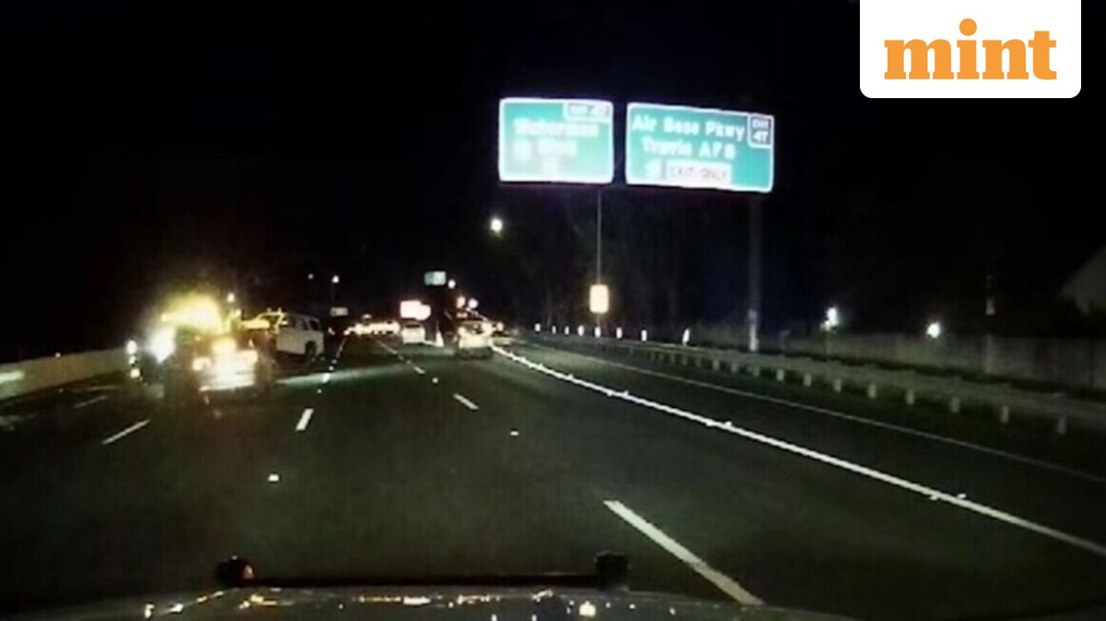 Tesla driver allegedly asleep with Full Self-Driving on? Video shows car crashing into police vehicle in California — Mint India
