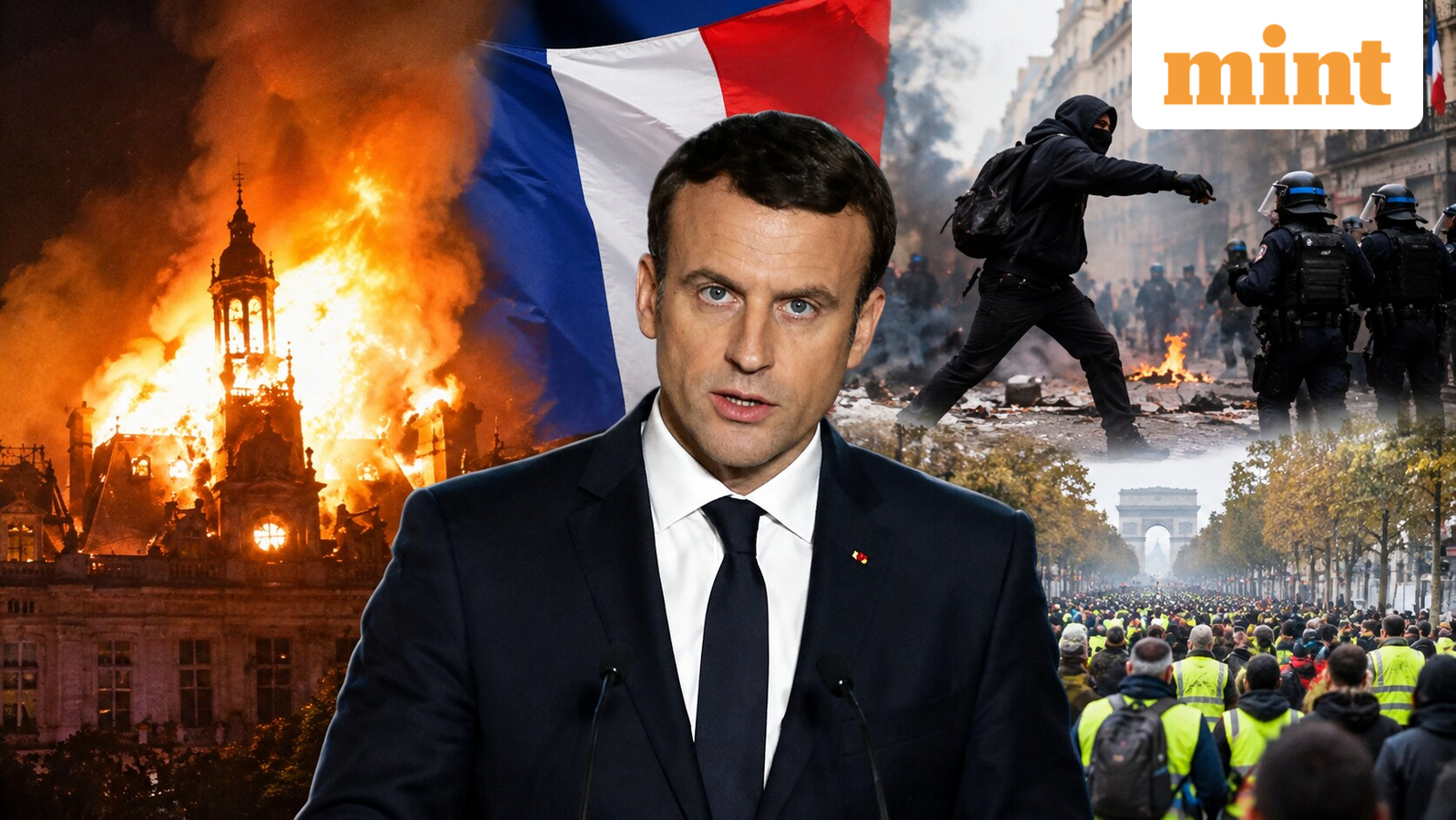 Why is France 'burning'? From student anger to nationwide unrest, is Yellow Vest movement back amid looting and clashes? — Mint India