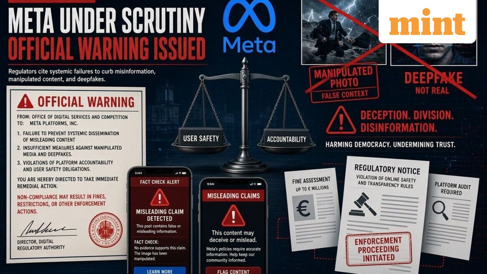 Meta social media platforms told to act on edited visuals, misleading claims amid SIR protests — What Govt advisory says — Mint India, Bangalore Technology news