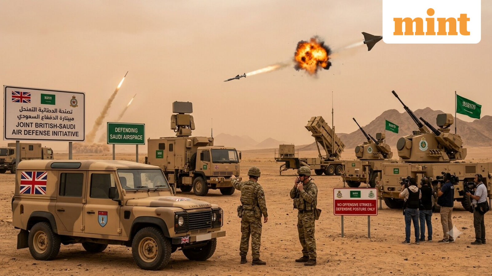 Britain to defend Saudi Arabia against Houthi drones and missiles, rules out offensive strikes — Mint India