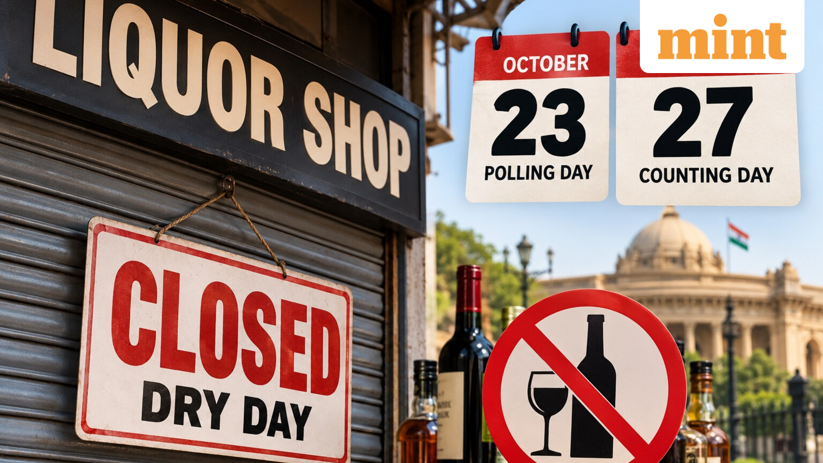 Liquor shops to remain closed in UP for two days on these dates - Here is the reason — Mint India, Bangalore Dining news