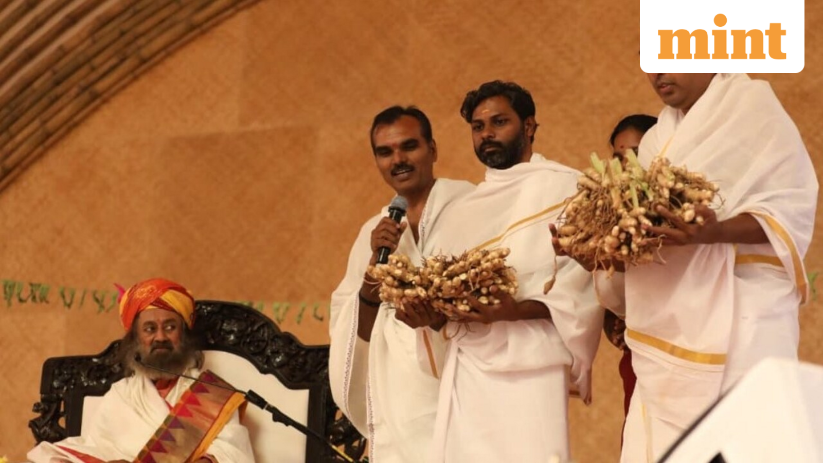 Bengaluru ashram grows 400 kg mango ginger on 500 sq ft, claims 4x yield with Sri Sri Ravi Shankar-backed farming model — Mint India, Bangalore Real Estate news
