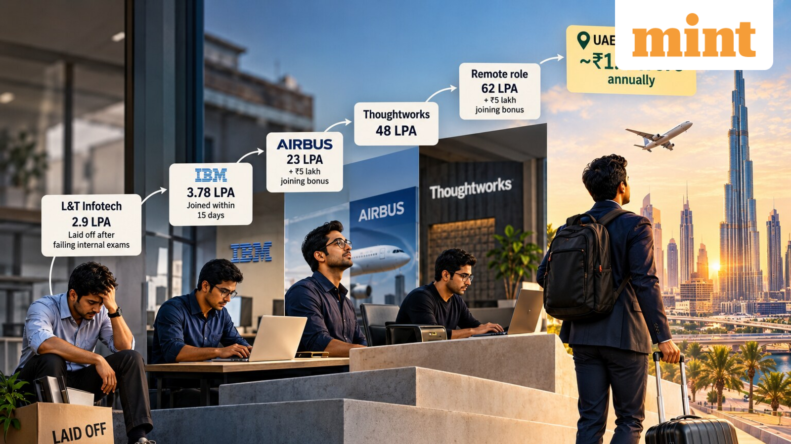 From layoff to ₹1.5 crore UAE offer: How reskilling helped a tech professional rebuild his career and boost earnings — Mint India