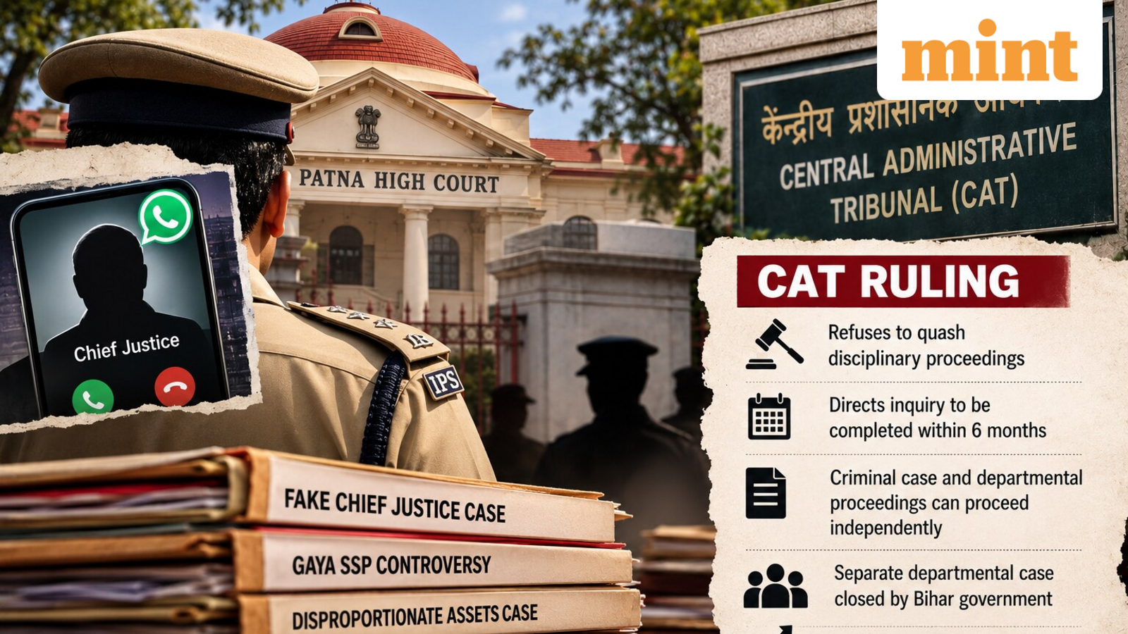Who is IPS officer Aditya Kumar? Fake Chief Justice case, CAT ruling, suspension and DIG promotion explained — Mint India, Bangalore Schools news