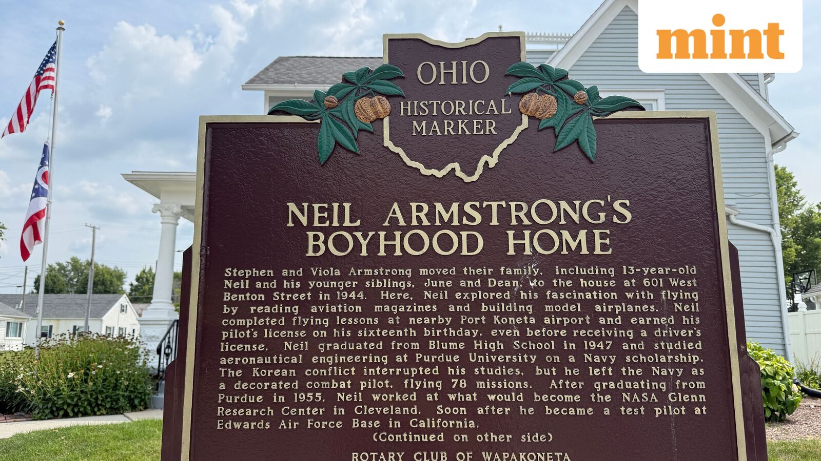 Neil Armstrong’s childhood home saved by ₹3.8 cr donation: Restoration plans, tourist opening targeted for 2030 — Mint India, Bangalore Technology news