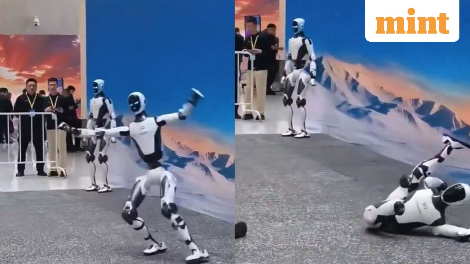 When humanoid robot fell during Kung Fu China demo, losing part of leg - What went wrong? Chinese social media reactions — Mint India
