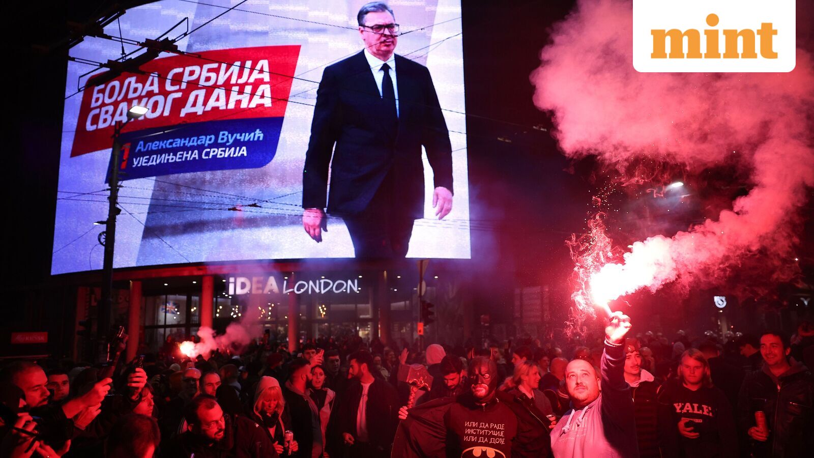 Celebrations begin after Serbia elections 2026 results | Explained - How historic students movement brought down Vučić — Mint India, Bangalore Schools news