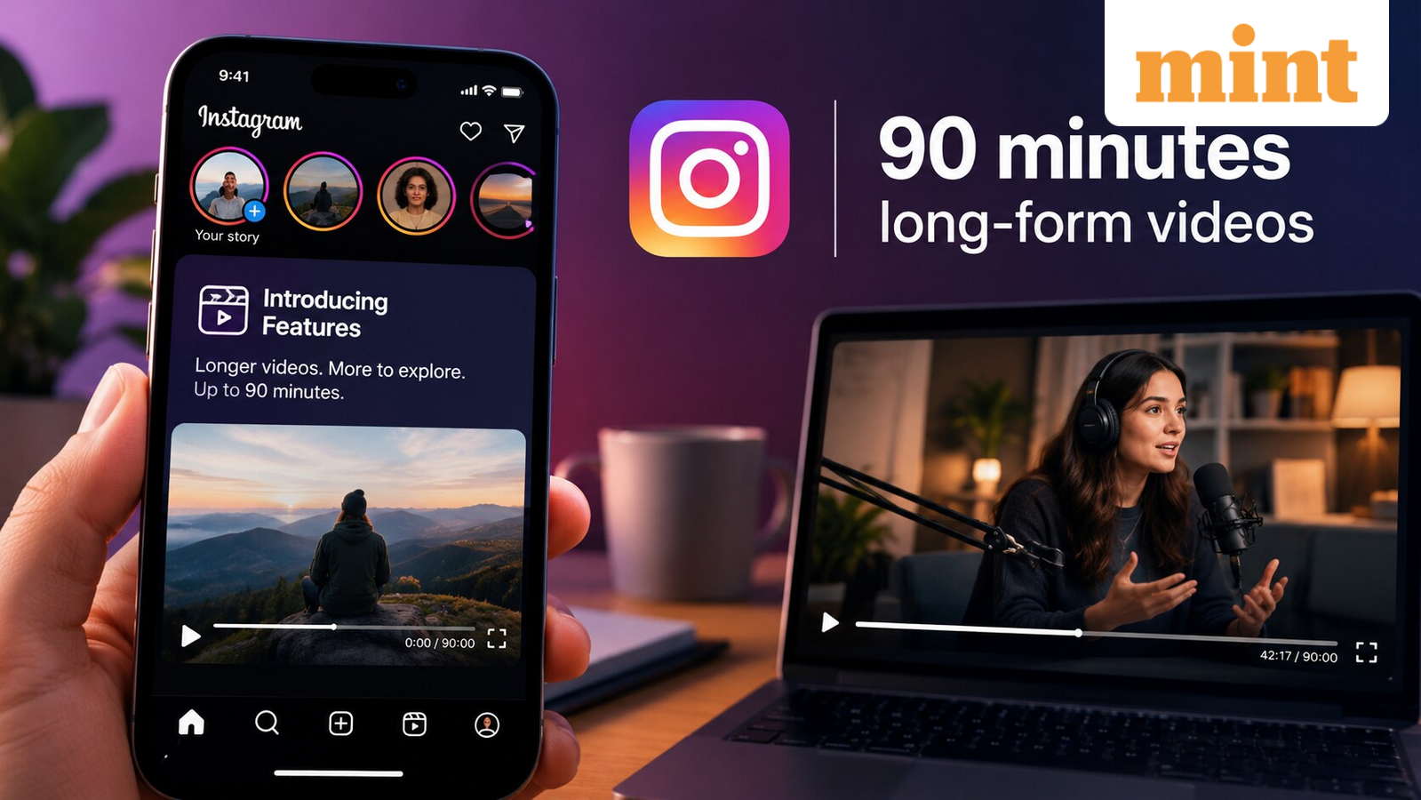 Instagram tests 90-minute videos as it looks to challenge YouTube and retain creators: What is 'Features'? — Bangalore Technology news