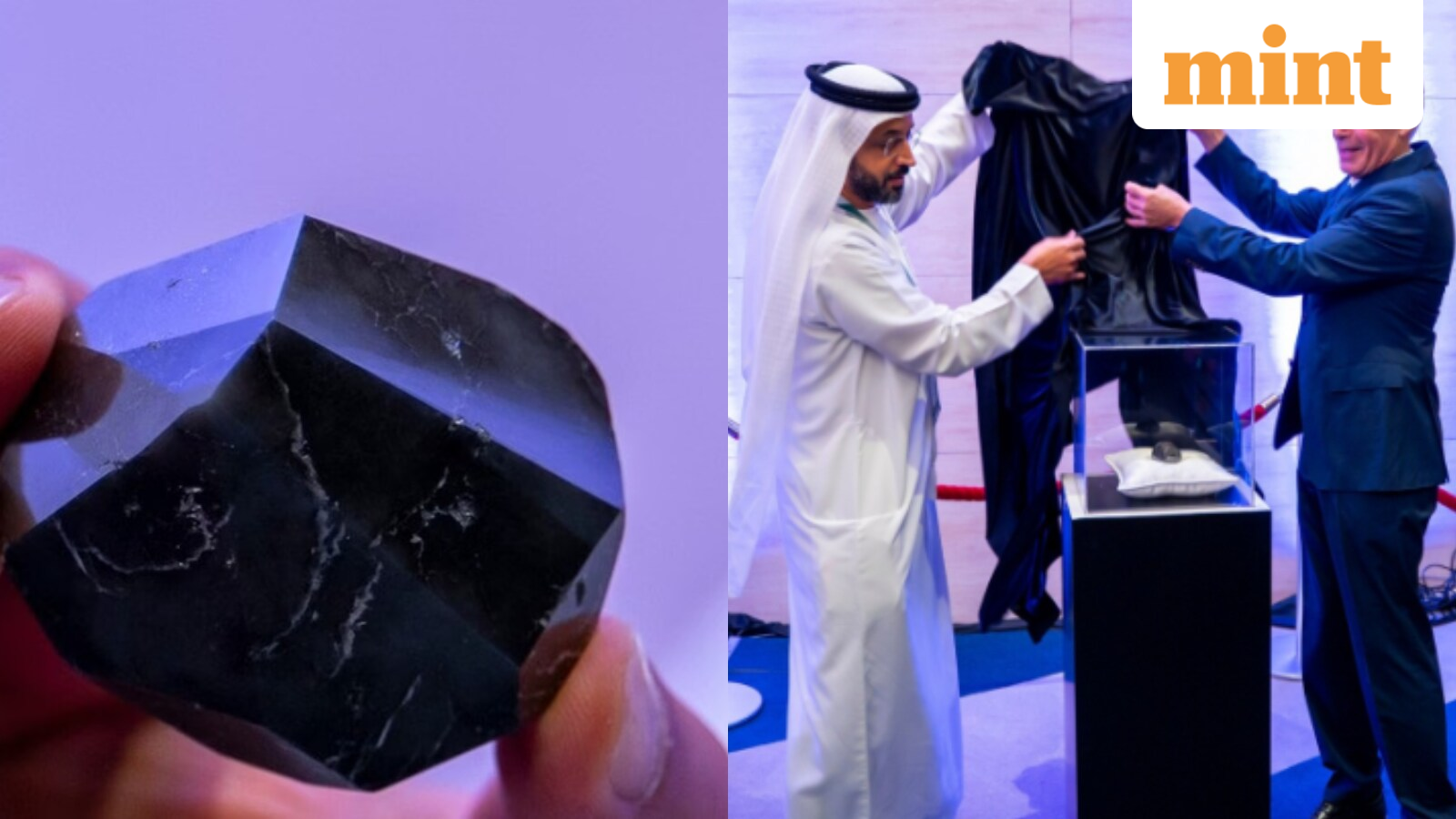 Rare 888.88-carat natural black diamond ‘Infinity’ unveiled in Dubai; here's its decades-long journey — Bangalore Technology news