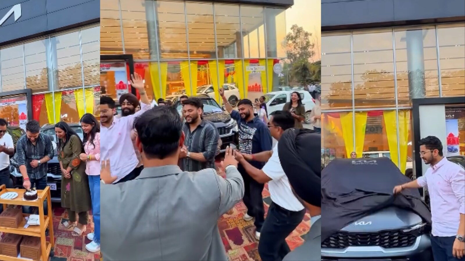 Employees dance, celebrate as Haryana-based company gifts Kia Sonet SUVs to top-performing staff ahead of Diwali | Video — Mint India